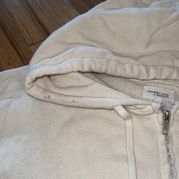 Bandier x Sincerely Jules The Juniper Zip Up Hoodie Size L - Picture 8 of 11